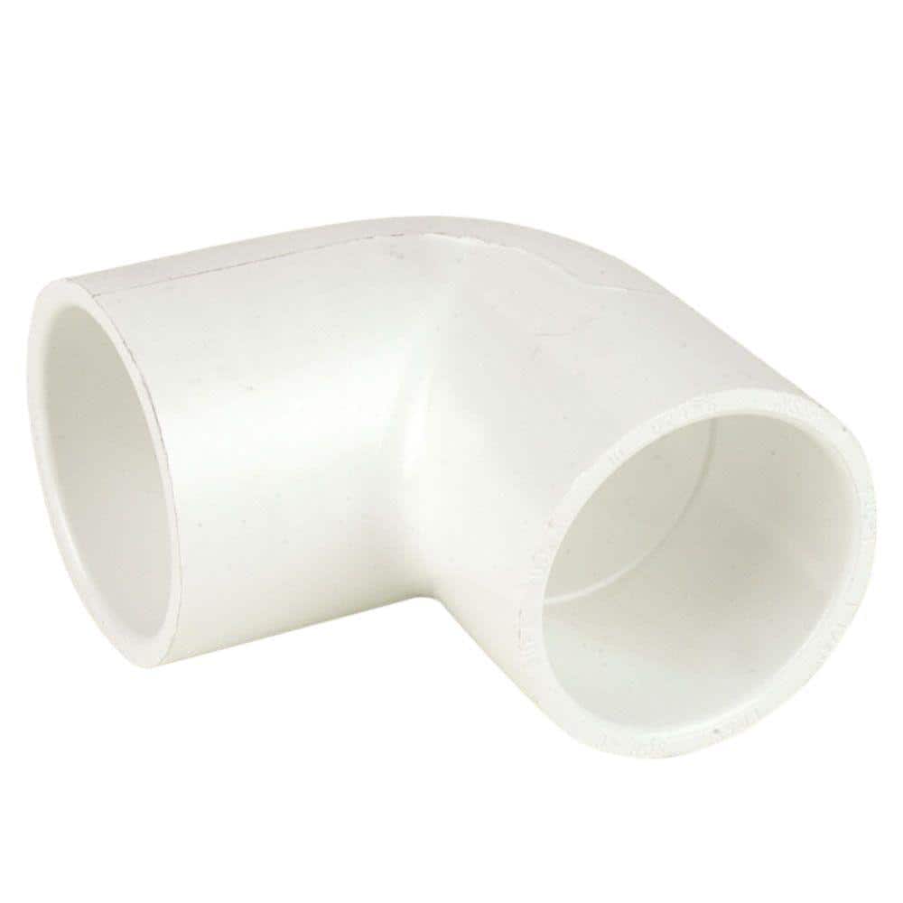 1/2 in. Schedule 40 PVC 90-Degree Elbow Fitting (125 Fittings per Case)