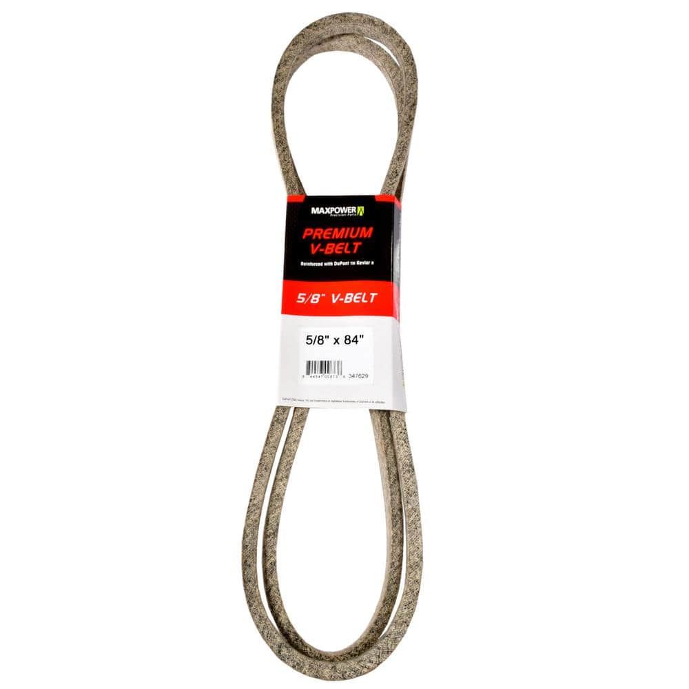 MaxPower 5/8 in. x 84 in. Premium V-Belt 347629 - The Home Depot