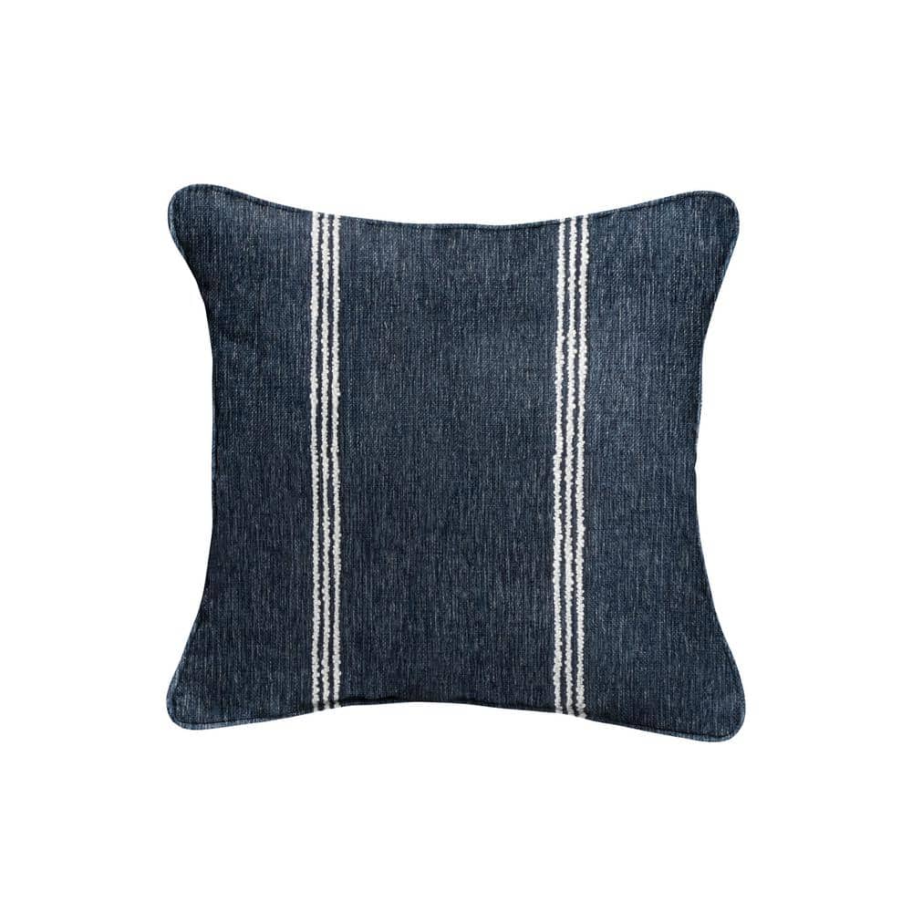 Sunbrella Lengthen Indigo Square Outdoor Throw Pillow price history on PriceWatchPro