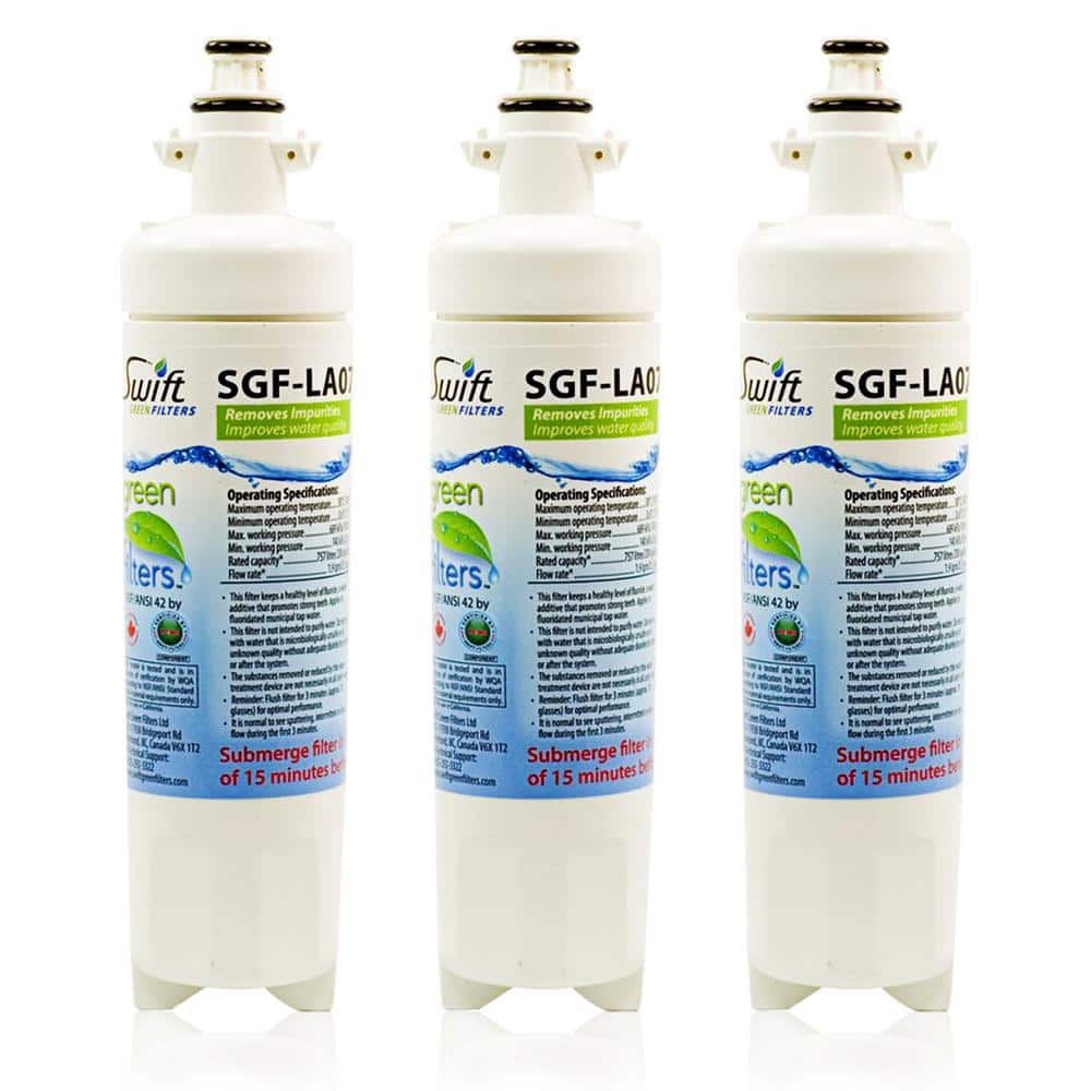 Swift Green Filters Compatible Refrigerator Water Filter for LG LT700P, 469690, ADQ36006102 (3