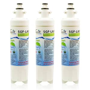 Compatible Refrigerator Water Filter for LG LT700-P, 46-9690, ADQ36006102 (3-Pack)
