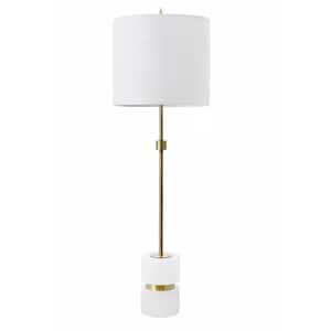Charlotte 31 in. Bronze Contemporary Table Lamp, Dimmable