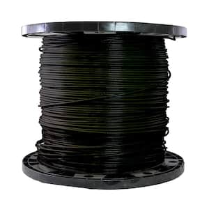 2500 ft. 10-Gauge Black Solid THHN Wire