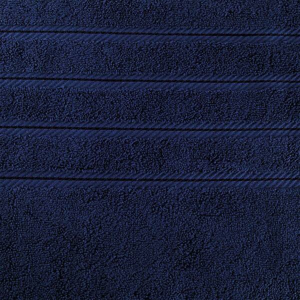 American Soft Linen Bath Towel Set 100% Turkish Cotton 3 Piece Towels for Bathroom- Navy Blue