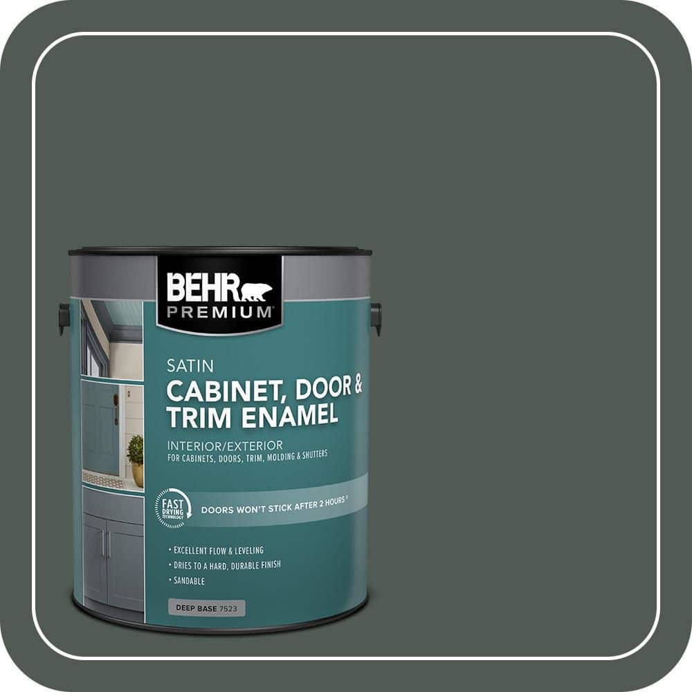 BEHR PREMIUM 1 gal. #N420-7 Alpine Trail Satin Enamel Interior