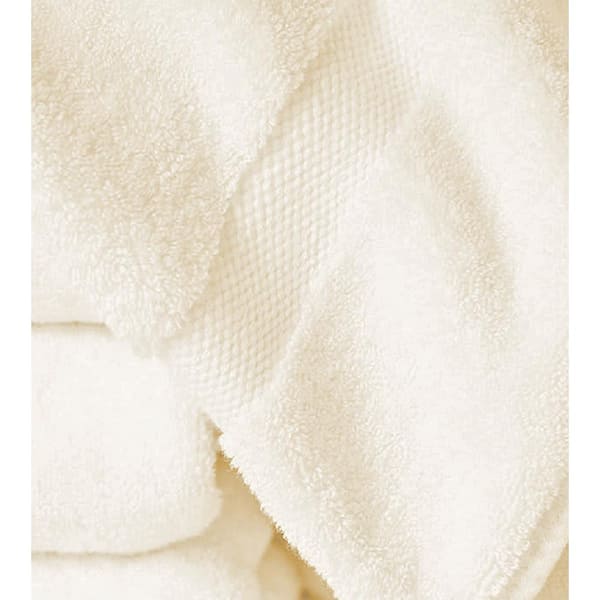 Delara Feather Touch Quick Dry 30 in. x 58 in. Marshmallow Solid 100%  Organic Cotton 650 GSM Bath Towel (Pack of 4) A1HCBTSET-4-Ivory - The Home  Depot