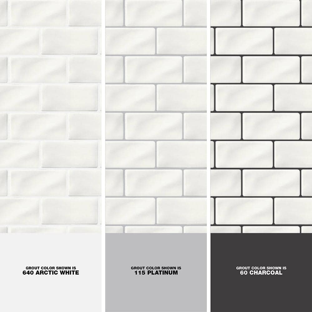 Whisper White Glossy 3x6 Ceramic Subway Tile