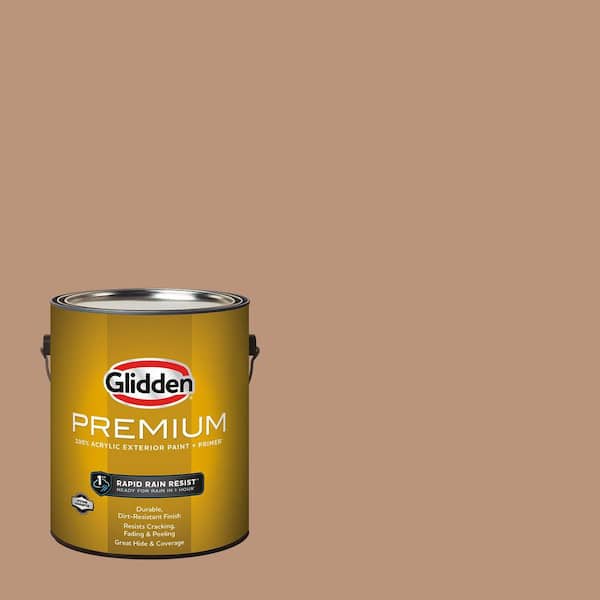 Glidden Premium 1-gal. Cool Clay PPG1071-5 Satin Exterior Latex