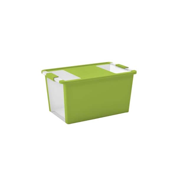BiBox 42.8 qt. Large Storage Bin in Lime Green FG00845425400 - The 