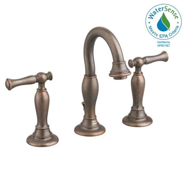 American Standard Quentin 8 in. Widespread 2-Handle High Arc Bathroom Faucet in Oil Rubbed Bronze