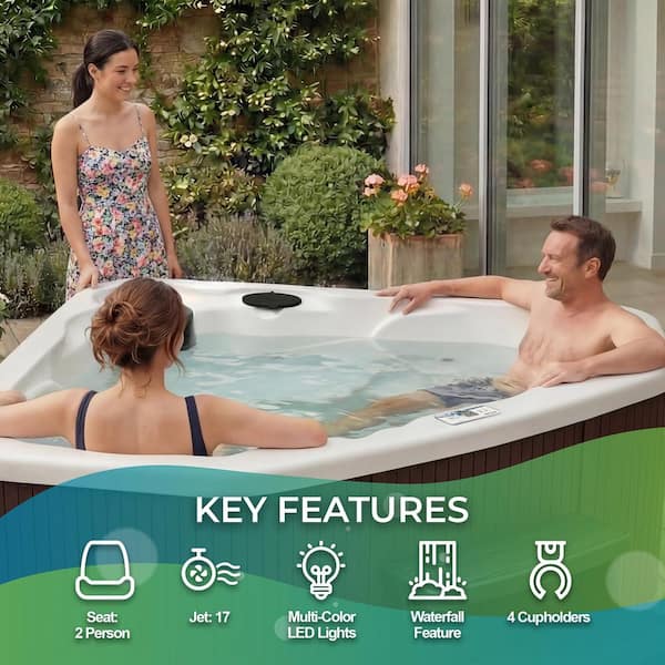 Lifesmart LS300 Plus 2-Person 17-Jet 110-Volt Plug and Play Spa
