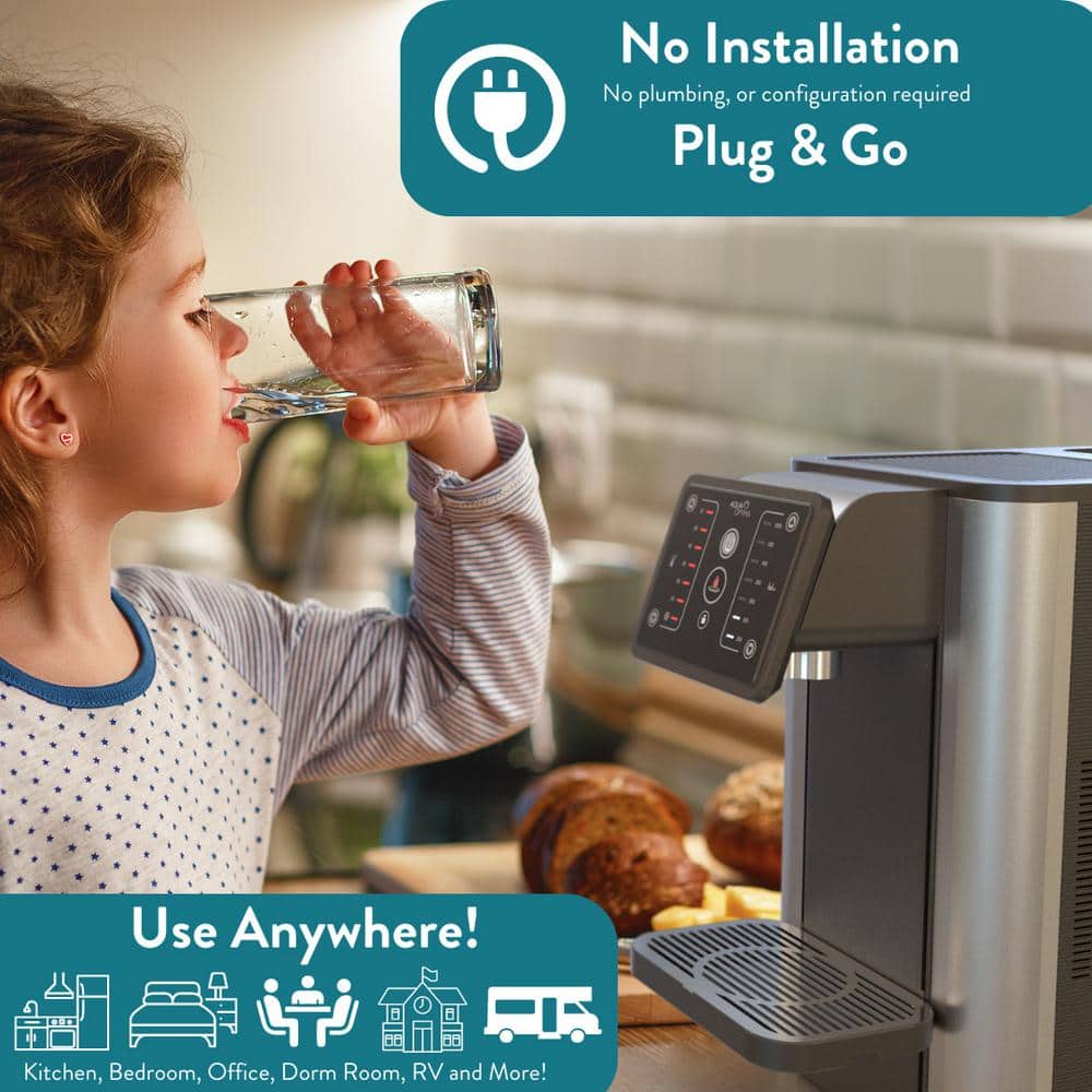 Aqua Optima Stainless Steel Hot and Cold Water Dispenser