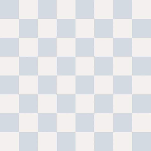 Tempaper Periwinkle Checkmate Vinyl Peel and Stick Wallpaper Roll (Covers 28 sq. ft.)