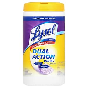 75-Count Citrus Scent Dual Action Disinfecting Wipes