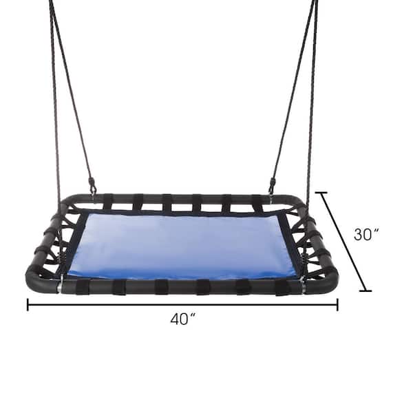Hey! Play! 40 in. L x 30 in. W Platform Swing with