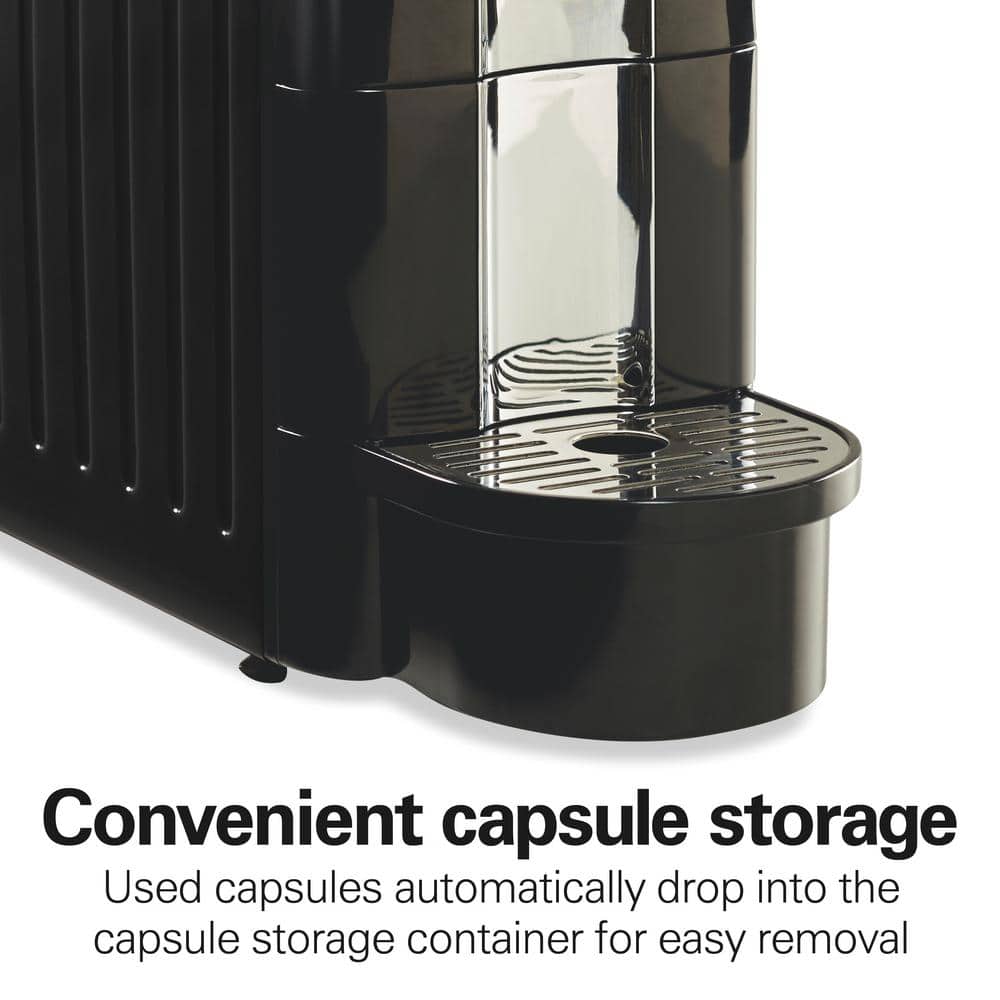 Black Automatic Nespresso Compatible Espresso Machine with Pump