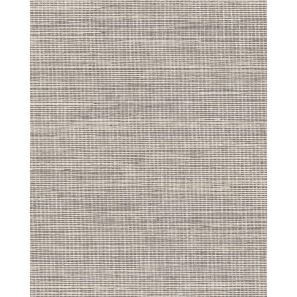 Classic Grey Sisal Peel and Stick Grasscloth Wallpaper