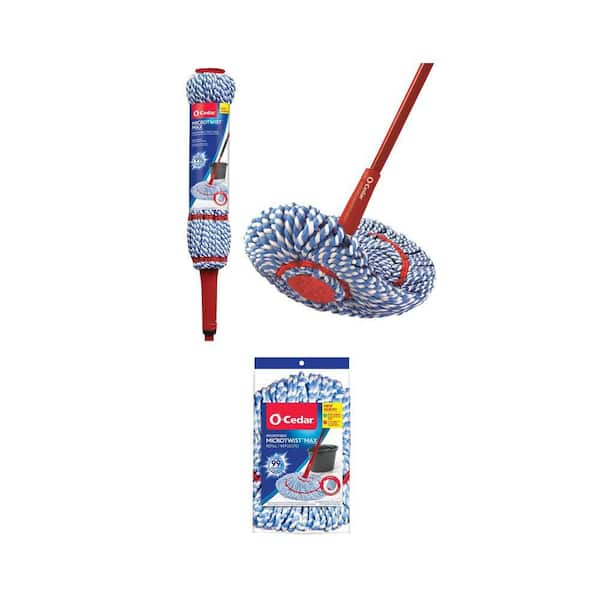 MicroTwist MAX Microfiber Wet Mop and Mop Head Replacement (1-Pack)