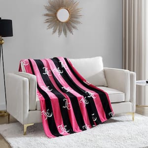 Juicy Cabana Multi-Colored 50 in. 70 in. Plush Throw Blanket