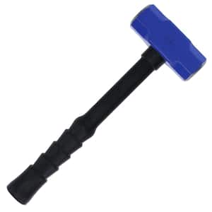 4 lbs. Soft Face Safety Steel Sledge Hammer and Durable 14 in. Ergo Power Fiberglass Handle with Non-Slip Super Grip