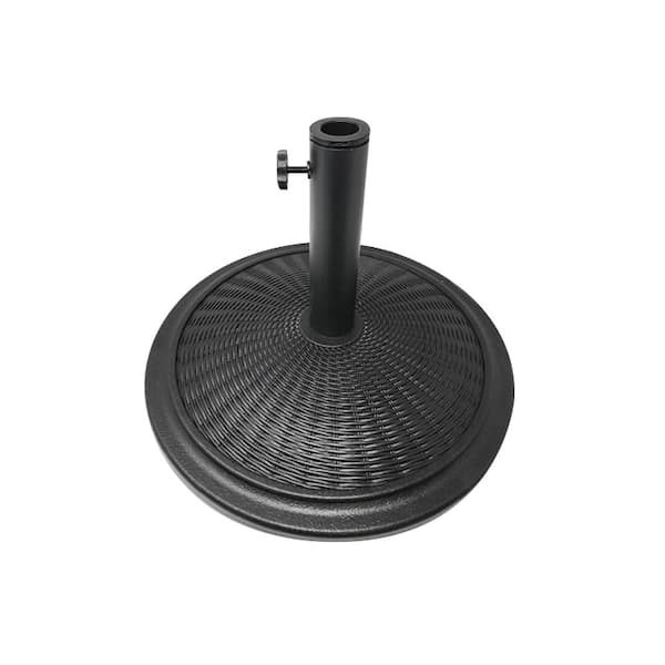 Trademark Innovations 27.5 lbs. Outdoor Cement Patio Umbrella Base with ...