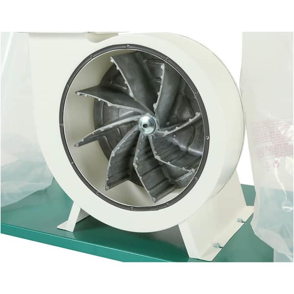 Grizzly Industrial 3 HP Dust Collector w/ Aluminum Impeller
