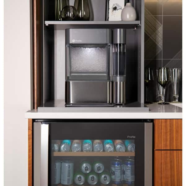 ge profile beverage fridge