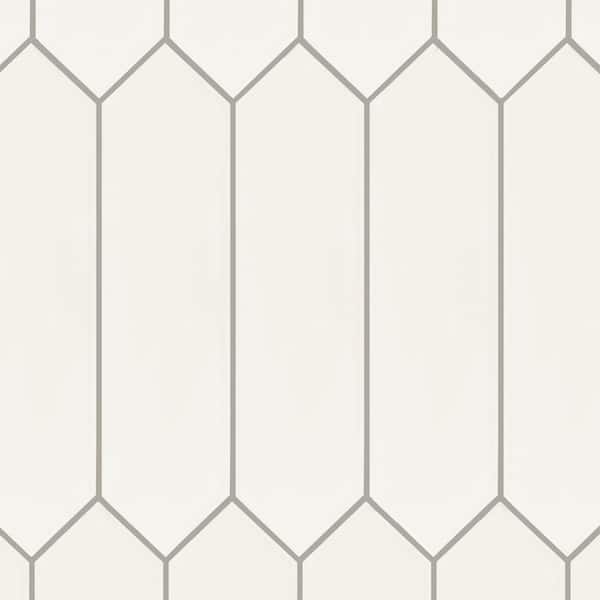 Daltile LuxeCraft Artic White Matte 3 in. x 12 in. Glazed Ceramic Wall Tile (528 sq. ft./Pallet)