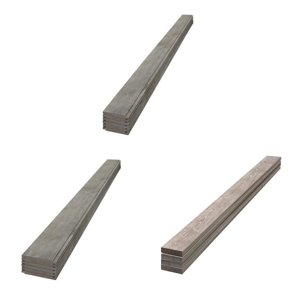 Barn Wood Gray Shiplap & Trim Bundle