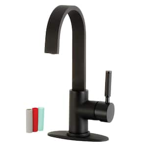 Kaiser Single-Handle Bar Faucet in Matte Black