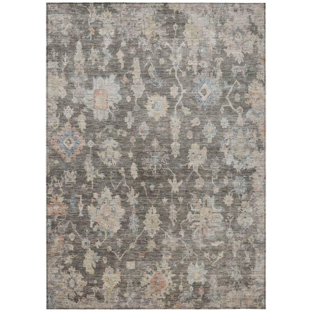 Chantille Machine Washable Indoor/Outdoor Abstract ACN2355 Gray 3 ft. x 5 ft. Area Rug price history on PriceWatchPro