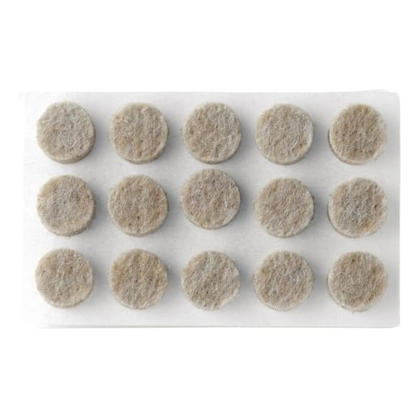 Scotch 3/8 in. Beige Felt Bumpers, 90 Pack