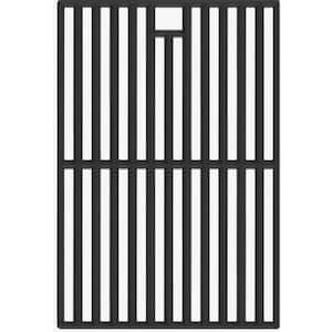 17.7 in. x 12 in. Rectangle Porcelain-coated Cast Iron Grilling Grate