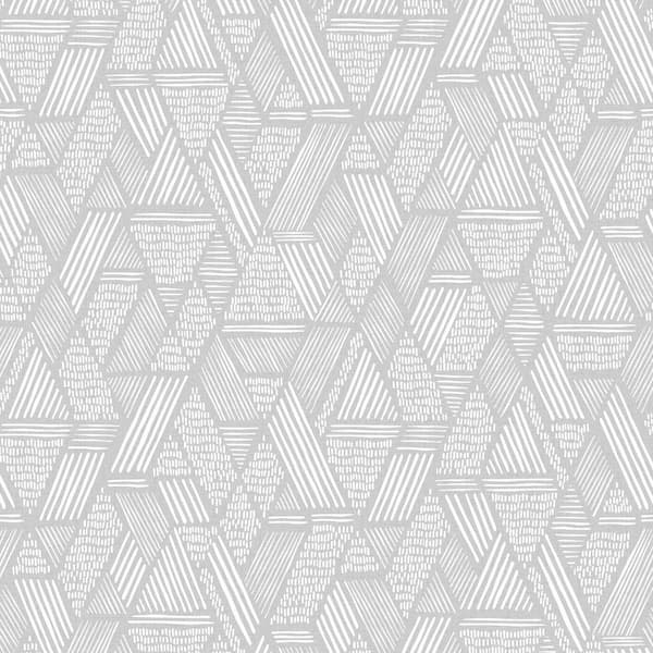 Graham & Brown Superfresco Easy Ethnic Stitch Grey Wallpaper Sample