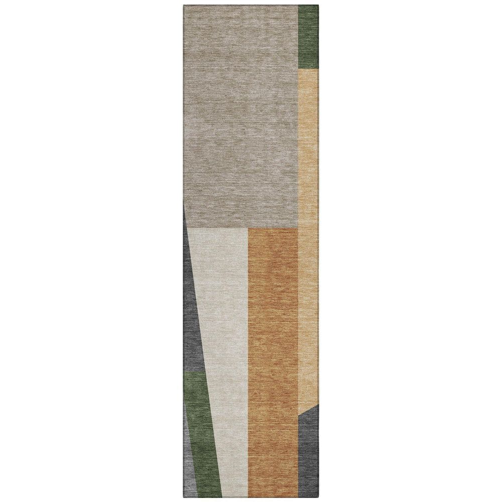 Chantille Machine Washable Indoor/Outdoor Abstract ACN2446 Gray 2 ft. x 7 ft. Runner Rug price history on PriceWatchPro