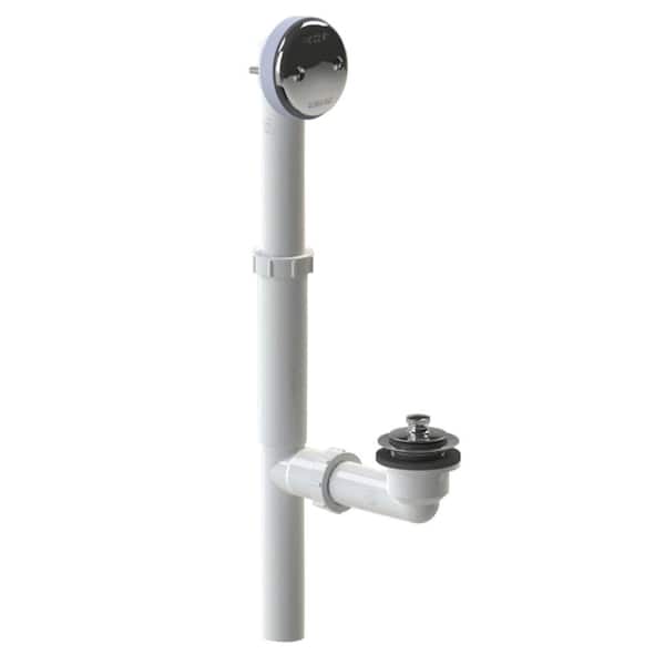 Watco 500 Series 16 in. Tubular Plastic Bath Waste - Lift and Turn