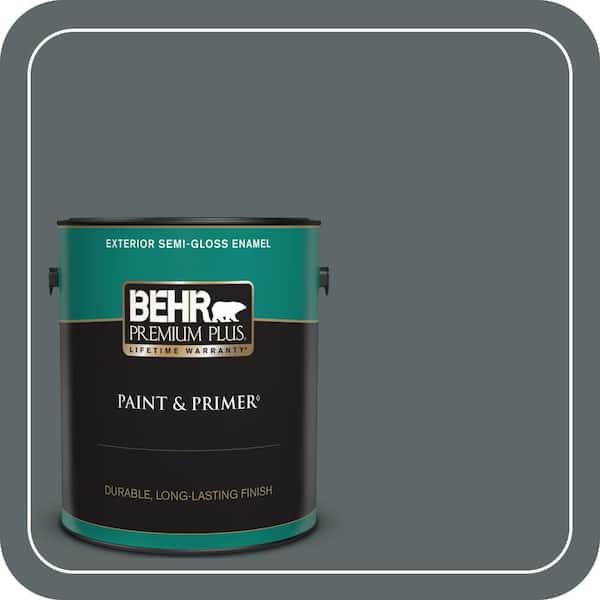 BEHR PREMIUM PLUS 1 gal. #PPU25-20 Le Luxe Semi-Gloss Enamel Exterior Paint & Primer