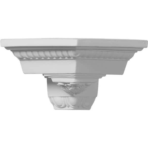 Ekena Millwork 3-5/8 in. x 3-5/8 in. x 3-7/8 in. Urethane Outside Corner Moulding (Matches Moulding MLD03X03X05AT)