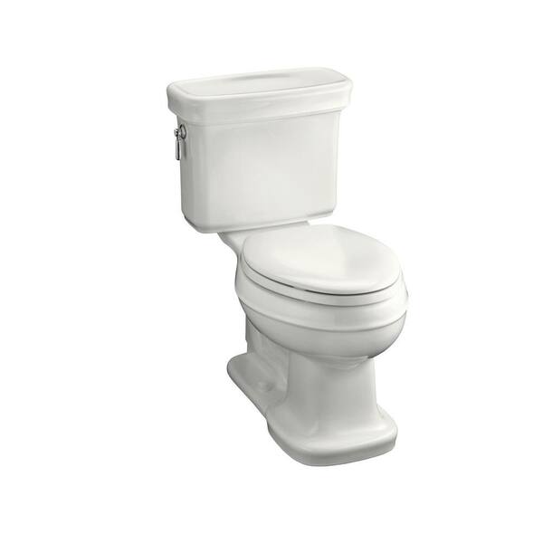 KOHLER Bancroft Comfort Height 2-Piece 1.6 GPF Elongated Toilet in White-DISCONTINUED