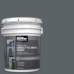 5 gal. #HDC-AC-25 Blue Metal Semi-Gloss Direct to Metal Interior/Exterior Paint