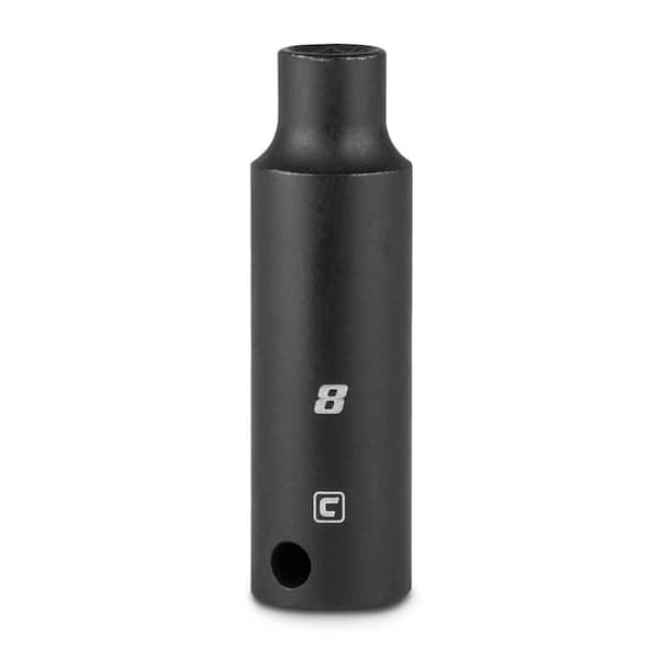 Capri Tools 3/8 in. Drive 8 mm 6-Point Metric Deep Impact Socket