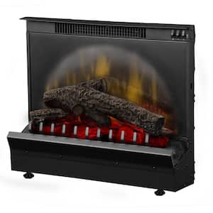 23 in. Electric Fireplace Insert in Black