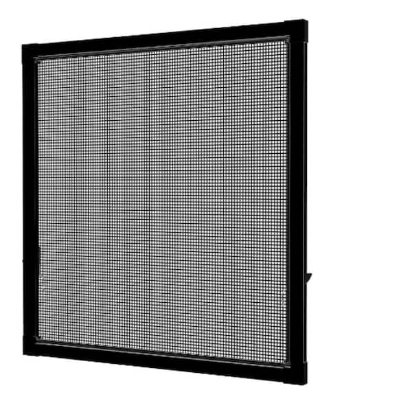 Casement Series 28.0625 in. x 36.34375 in. Black Aluminum Replacement Window Screen Compatible with Andersen