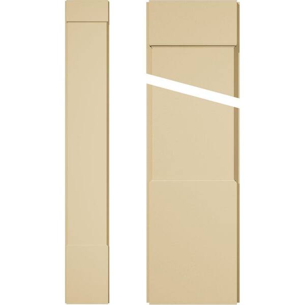 Ekena Millwork 2 in. D x 12 in. W x 82 in. L Primed Polyurethane Pilaster 1-Pack