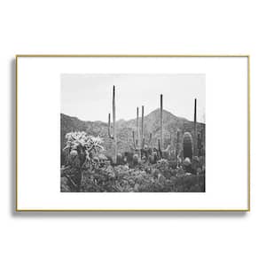Ann Hudec A Gathering of Cacti Metal Framed Nature Art Print 24 in. x 36 in.