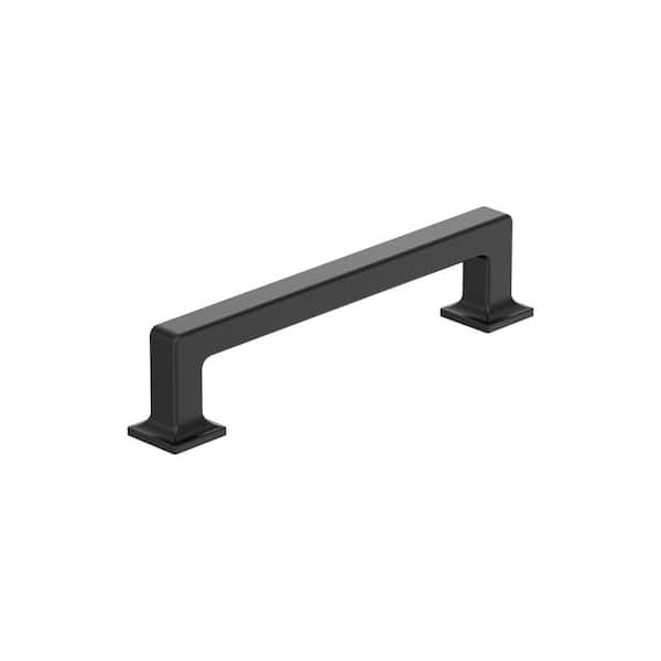 Amerock Lintel 5-1/16 in. (128mm) Center-to-Center Matte Black Bar Cabinet Pull