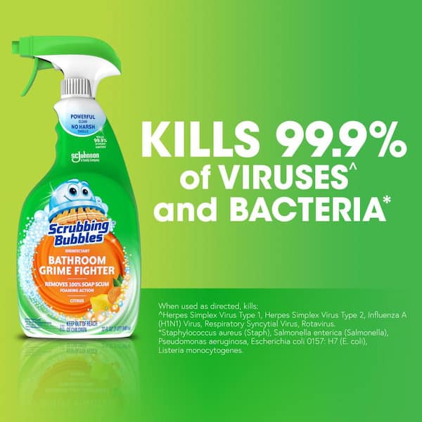 32 fl. oz. Citrus Bathroom Grime Fighter Toilet Bowl Cleaner (8-Pack)