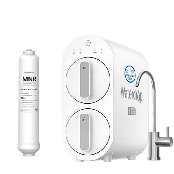 G2P600 Reverse Osmosis System, 7-Stage Tankless RO, Under Sink RO System, Extra MNR35 Fliter