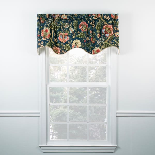 Ellis Curtain Regency 15 in. L Cotton Lined Duchess Filler Valance in ...