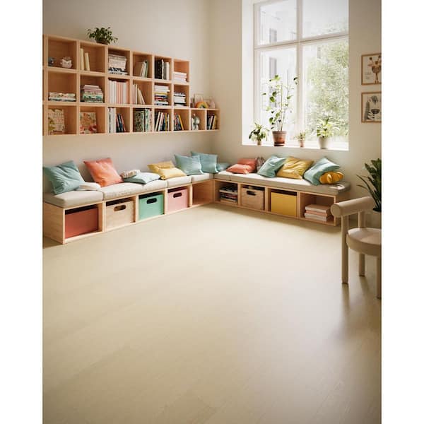 GlueCore Essentials Aurora 20 MIL x 7 in. W x 48 in. L Waterproof Glue Down Luxury Vinyl Flooring (42 sq. ft. /18)